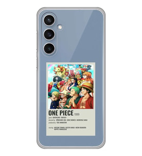 Samsung Galaxy S23 FE Uyumlu One Piece Desenli Şeffaf Telefon Kılıfı