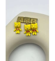 Çelik Gold Sarı Ayıcık Sallantılı Nomi Charm - 25crm50