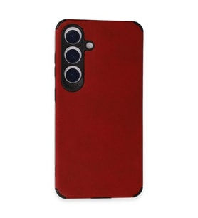 Samsung Galaxy S24 Kılıf Loop Deri Silikon - Kırmızı