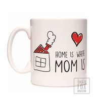 Anneler Günü Home is Where Mome is Temalı Kupa Bardak