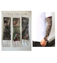 6 Adet Giyilebilir Dövme 3 ÇİFT Sleeves Tattoo Çorabı SLEEVES