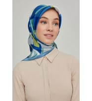 Armine Nostalji Serisi %100 Twill İpek Eşarp 8664D 02