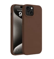 Mey İthalat® iPhone 15 Kılıf First Silikon - Kahverengi