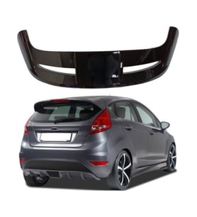 ford fiesta 2010.2011.2012 uyumlu plastik parlak siyah boyalı st spoiler