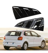 Volkswagen Polo Kelebek Cam Kaplama Vizörü Parlak Siyah