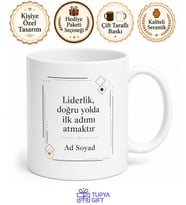Müdür İsme Özel Baskılı Kupa Bardak Hediye Müdüre Hediye Kupa