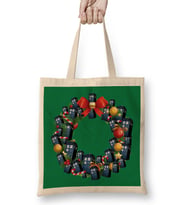 Tardis Doctor Who Multiface Christmas Wreath Bez Çanta Uzun Saplı