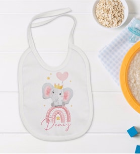 BK Kids Kişiye Özel İsimli Bebek Mama Önlüğü - Model 11