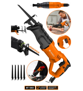 BUTOOLS  6 Kademe Devir Ayarli Bakir Sargili Kemik Kesme Tilki Kuyruğu Testere Makinesi