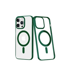 Apple İphone 14 Pro Max Kılıf Element Magneticsafe Sert Kapak - Köknar Yeşili