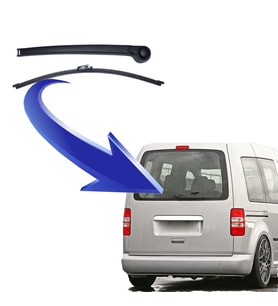 VOLKSWAGEN CADDY ARKA SİLECEK KOLU VE SÜPÜRGESİ 2004--2015