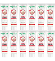 Agarta Doğal Tam koruma Diş Macunu 90 ML Diş Eti Bakımı & Plak Karşıtı (12 Li Set)