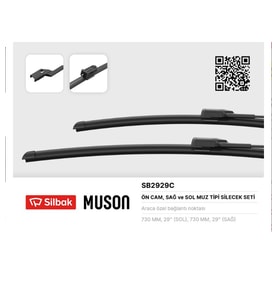 SİLECEK SÜPÜRGESİ 725/725mm (MUZ TİPİ) FOCUS III SEDAN 04/11> YENI KASA