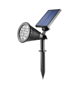 7W Güneş Enerjili & Solar Kazıklı Amber Işık Aydınlatma Armatürü