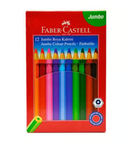 FABER-CASTEL 12 RENK JUMBO KURU BOYA KALEMİ
