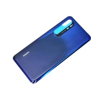 Mi Note 10 Lite Arka Kapak Batarya Pil Kapağı (Cam) Mavi