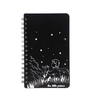 Küçük Prens Tasarımlı İsme Özel Ahşap Kapaklı Defter