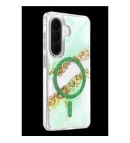 Onegif Samsung Galaxy A37 5g Lotus Simli Magsafe Kapak - Yeşil