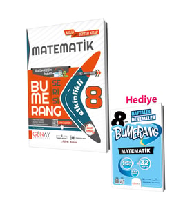 Günay Yayıncılık 8.sınıf Bumerang Etkinlikli Matematik Ve Günay 32 Hafta Matematik Deneme 2023 (2 Kitap) (Çok Renkli)