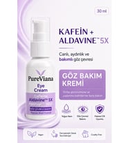 PureViana Göz Kremi 30ML – Kafein + Peptit + Hyaluronik Asit – Morluk, Göz Altı Torbası ve Kırışıklık Karşıtı