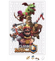 Clash Royale Red King Puzzle 240 Parça Yapboz