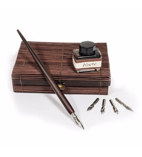 Online 81411 Retro Calligraphy Set 5 nibs-15ml ink