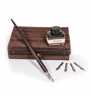 Online 81411 Retro Calligraphy Set 5 nibs-15ml ink