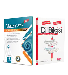Bilgi Sarmal AYT Matematik ve AKM Dil Bilgisi Soru Bankası Seti 2 Kitap