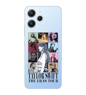 Xiaomi REDMI 12 Uyumlu Taylor Swift Desenli Şeffaf Telefon Kılıfı