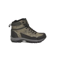 Ayakmod Bej İçi Kürklü Soğuğa Dirençli Kaymaz Taban Unisex Outdoor Bot 980 G (Haki)