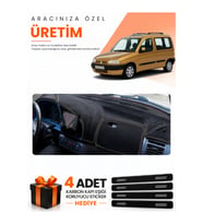 CITROEN BERLİNGO M49 (1996-2001) Uyumlu Torpido Koruma Örtüsü Oto Kılıfı - Siyah