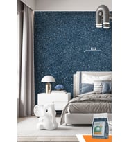 VENTRAWALL Isı Ve Ses Yalıtımlı Sürülen Duvar Kağıdı  Kendinden Yapışkanlı  Mavi B22- 1,5 Kg5m²