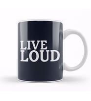 Live Loud Kupa Bardak Porselen