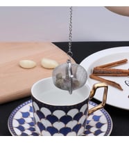 Paslanmaz Çelik Çay Demlik Küre Kilitleme Çay Topu