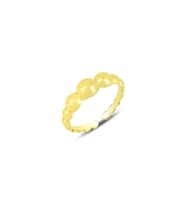 Gümüş altın yaldızlı ayarlamalı yüzük SGTL12169GOLD (Rose)