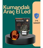 Kablosuz Kumandalı LED Jest Işığı – 3 Modlu Araba Arkası Mesaj Işığı 203 LED ile Yüksek Parlaklık