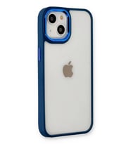 Newface Apple iPhone 14 Plus Kılıf Dora Kapak - Mavi