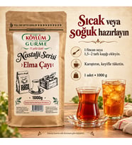 Köylüm Gurme Nostalji Serisi Elma Çayı 1000 g - 1 Adet