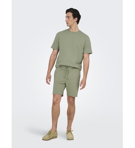 ONSKIAN LIFE REG SEERSUCKER SHORTS NOOS (Açık Yeşil)