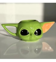 300ML Sevimli 3D Baby Yoda Seramik Özel Kupa Bardak