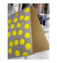 2.5 Cm Tek Renk Sarı Yuvarlak Boş Etiket Yazı Yazılabilir Labels Blank İşaret Küçük Sticker 100lü
