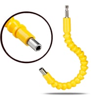 Akrobat Bits Uzatma 30cm Flexible Esnek Katlanır Bükülür Spiral Tornavida Vidalama Matkap Ucu