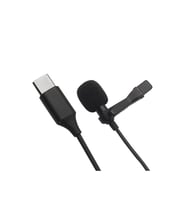 Mey İthalat® Type-C 2 Metre Double Mikrofon - Siyah