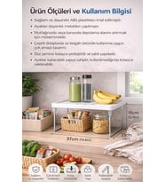Dolap Ve Mutfak Tezgahı İçin Raf Düzenleyici, Buzdolabı Uyumlu Yükseltici Organizer, Metal Ayaklı Ek Raf, Çok Amaçlı Raf Düzenleyici Stand, Dolap, Tezgah Ve Buzdolabı İçin Uygun