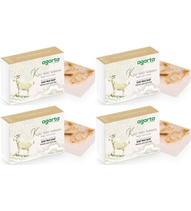 Agarta El Yapımı Doğal Sabun 150GR Keçi Sütü (4 Lü Set)