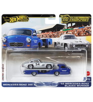 Hot Wheels Team Transport - Mercedes-Benz 300 SL & '55 Mercedes-Benz Blaues Wunder (1/64)