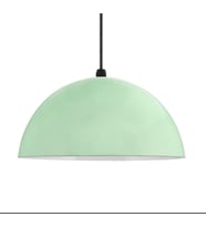MYLİGHTS  SU YEŞİLİ  METAL SARKIT AVİZE 30 CM (Siyah)