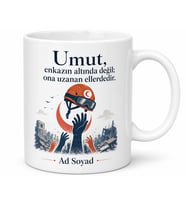 Dünya Kurtarma Günü Afetlerde Hızır Gibi Yetişen Ekiplere Özel Tasarım Hediye Kupa Bardak