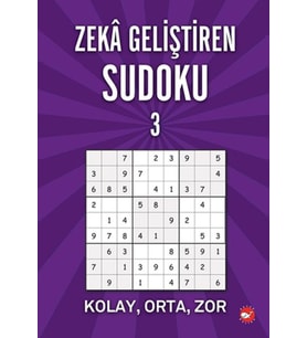 Zeka Geliştiren Sudoku 3 - Kolay - Orta - Zor