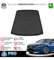 S-Dizayn Skoda SuperB 3D Pro Bagaj Havuzu 2024 Üzeri A+ Kalite